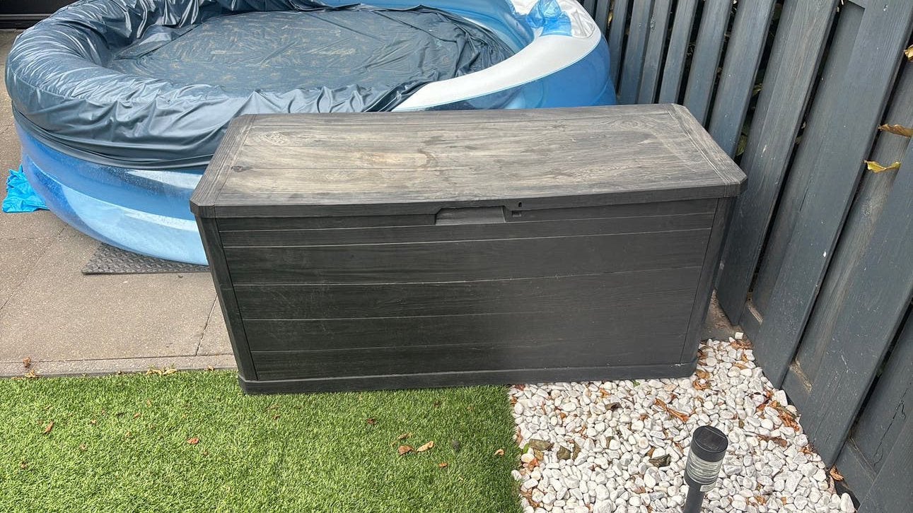 Opberg box tuin gratis afhalen, Ophalen, Zo goed als nieuw, Kunststof, Overige typen