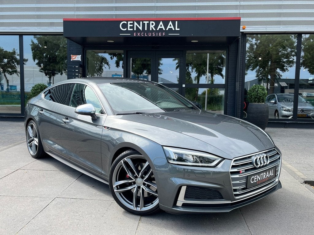 Audi S5 Sportback 3.0 TFSI Quattro 354PK|B&O|Navi|Camera|Car, Auto's, Audi, Gebruikt, 2995 cc, Leder, Bedrijf