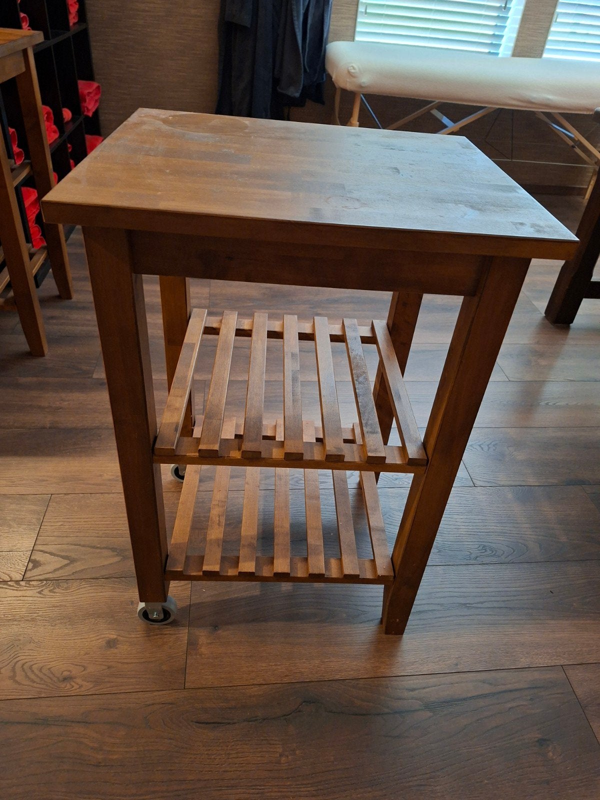 2 stuks Ikea Bekvam roltafel, Ophalen, Minder dan 55 cm, Gebruikt, Modern, functioneel