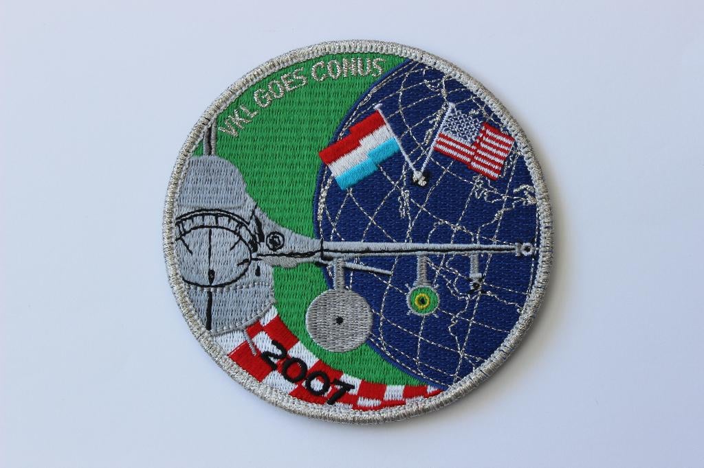 patch volkel goes conus  2007, Verzenden, Zo goed als nieuw, Patch, Badge of Embleem