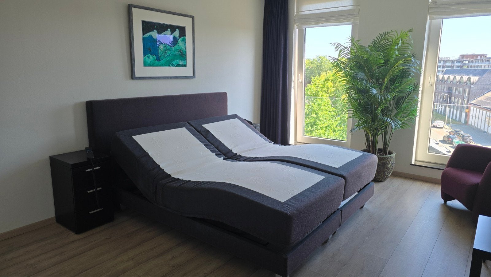Boxspring Swiss Sense, Ophalen, Gebruikt, 210 cm, Tweepersoons