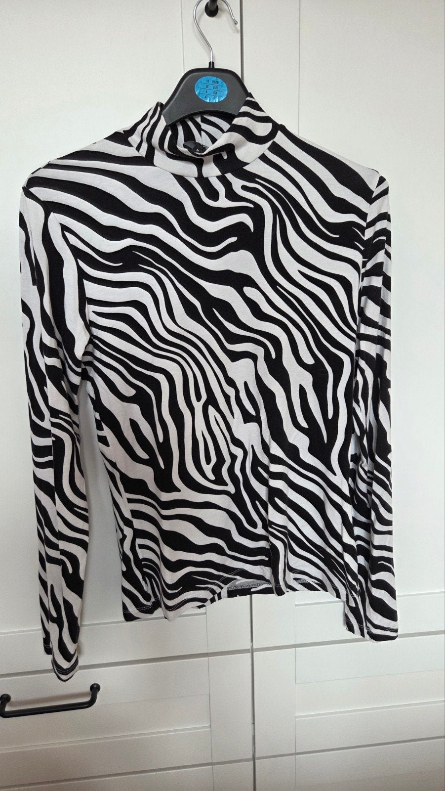 Top dames zebraprint maat M, Kleding | Dames, Maat 38/40 (M), Zwart, Ophalen of Verzenden, Zo goed als nieuw