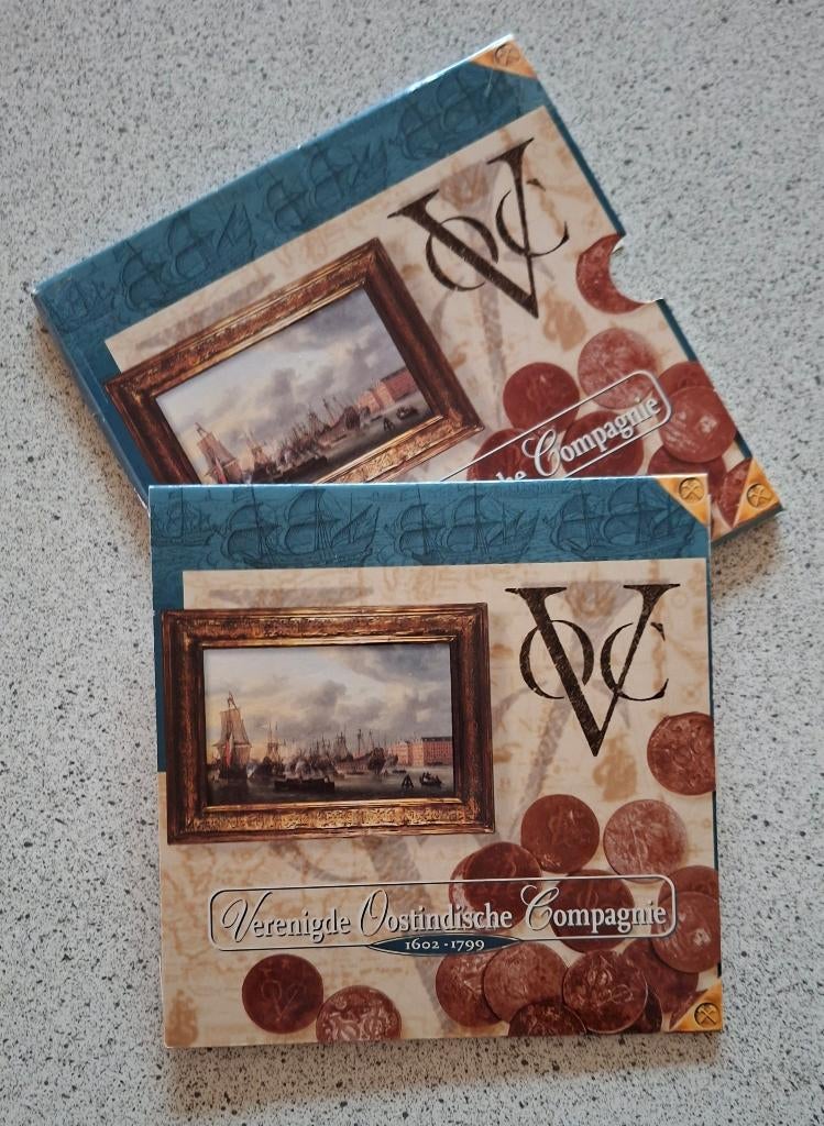 VOC set 1996 met 5st. 3-daalderstukken compleet met hoesje, Postzegels en Munten, Verzenden, Koningin Beatrix, Overige waardes