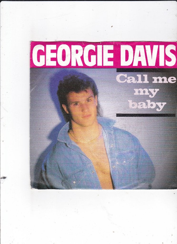 7" Single Georgie Davis - Call me my baby, Ophalen of Verzenden, Gebruikt, 7 inch, Pop
