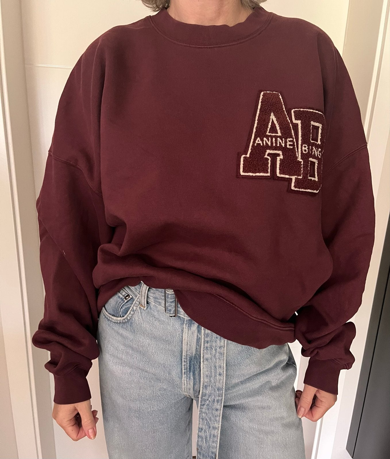 Anine Bing Originele Oversized Sweater maat M, Maat 38/40 (M), Ophalen of Verzenden, Lange mouw, Gedragen
