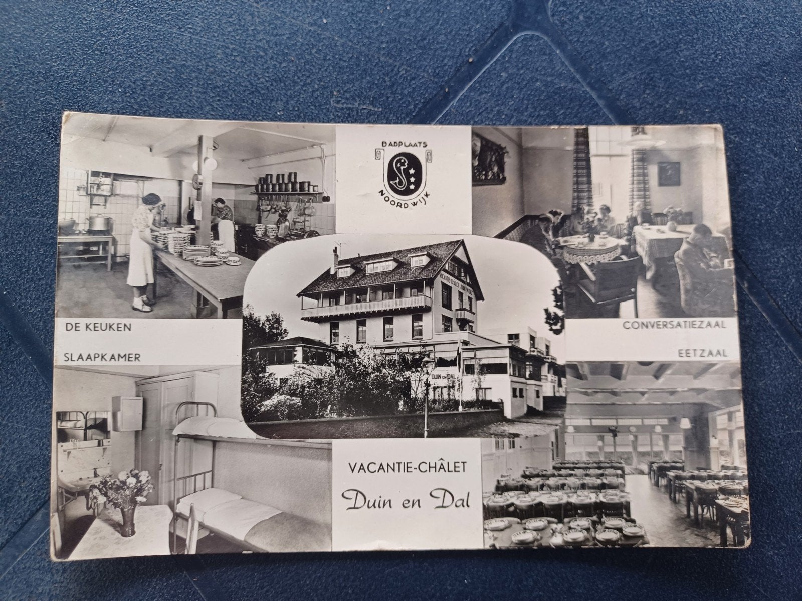 Noordwijk aan Zee Chalet Duin en Dal 1956, Ophalen of Verzenden, 1940 tot 1960, Gelopen, Zuid-Holland