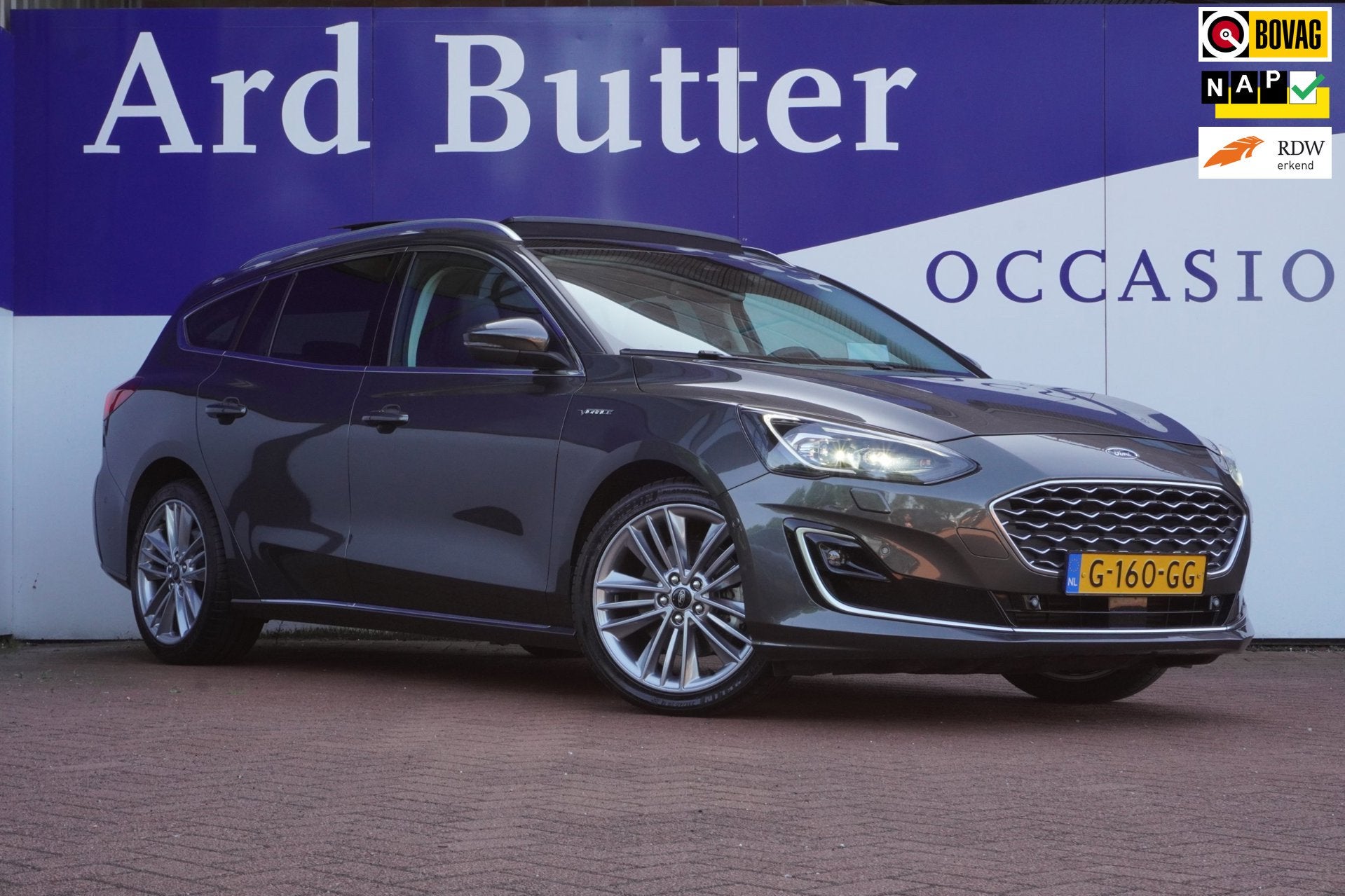 Ford Focus Wagon 1.5 EcoBoost 150PK Vignale+Led+Volleder+Nav, Auto's, Ford, 1345 kg, Gebruikt, Automatische klimaatregeling, 150 pk