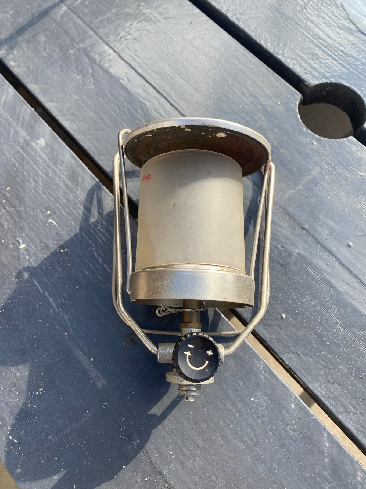 Vintage Campingaz Lumogaz gasbrander lamp, Ophalen of Verzenden, Gebruikt