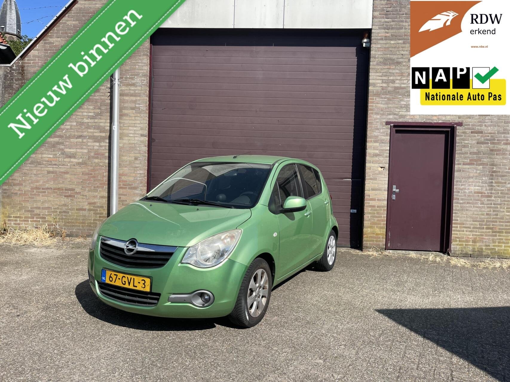Opel Agila 1.0 Enjoy 191DKM | NAP | AIRCO | NIEUWE-APK |, Auto's, Elektrische ramen, Gebruikt, 31 €/maand, 996 cc