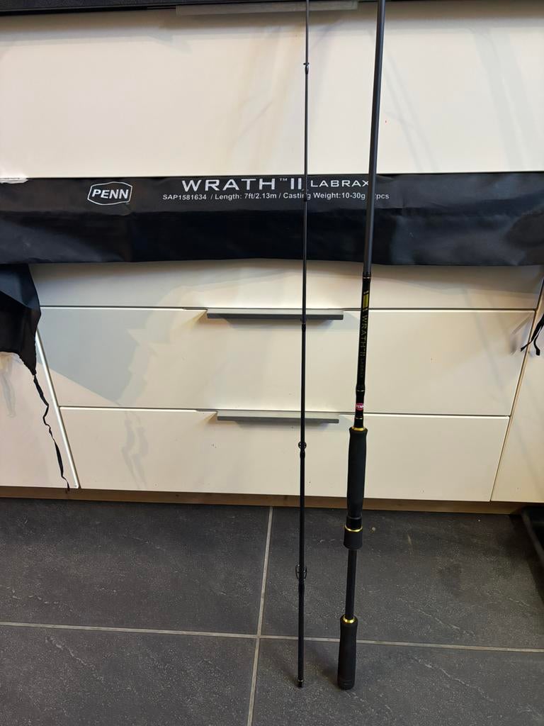 Penn Wrath II Labrax 213cm 10-30gr, Ophalen of Verzenden, Nieuw, Werphengel