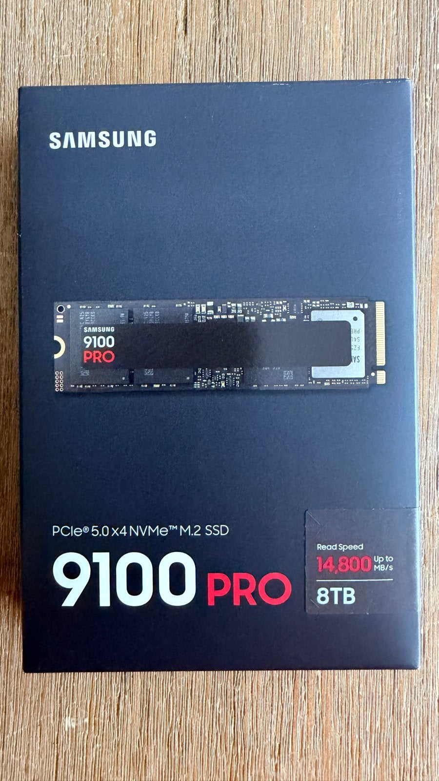 Samsung 9100 PRO PCIe 5.0 NVMe M.2 SSD 8TB, Intern, Server, 8TB, Nieuw