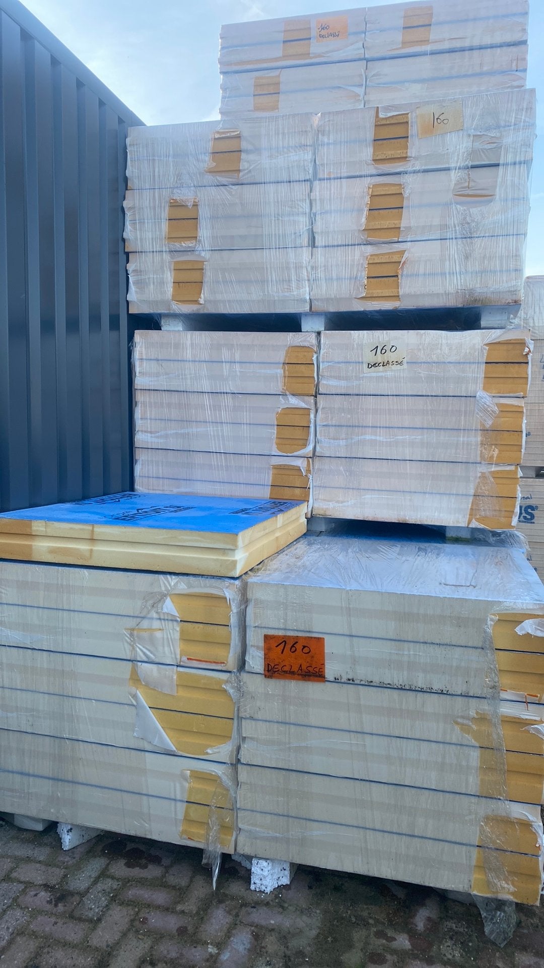 B-keus PIR isolatie 160mm, partij isolatie platen 1x1,2m, Dotek, 6744 PT, Ophalen of Verzenden, Zo goed als nieuw
