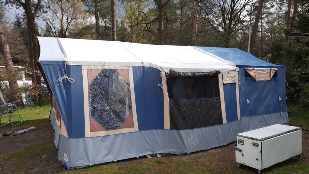 Conway Classic vouwwagen, Caravans en Kamperen, Ophalen, Blauw, Overige merken