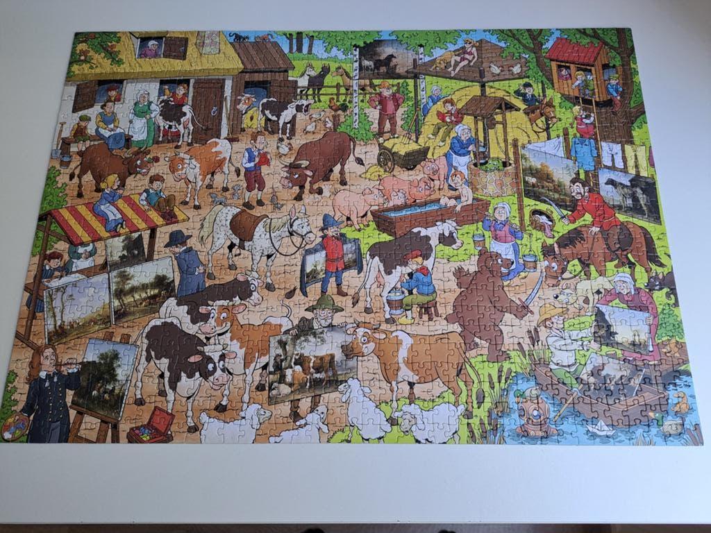 That's Life puzzel  / Paulus Potter, Ophalen of Verzenden, 500 t/m 1500 stukjes, Zo goed als nieuw