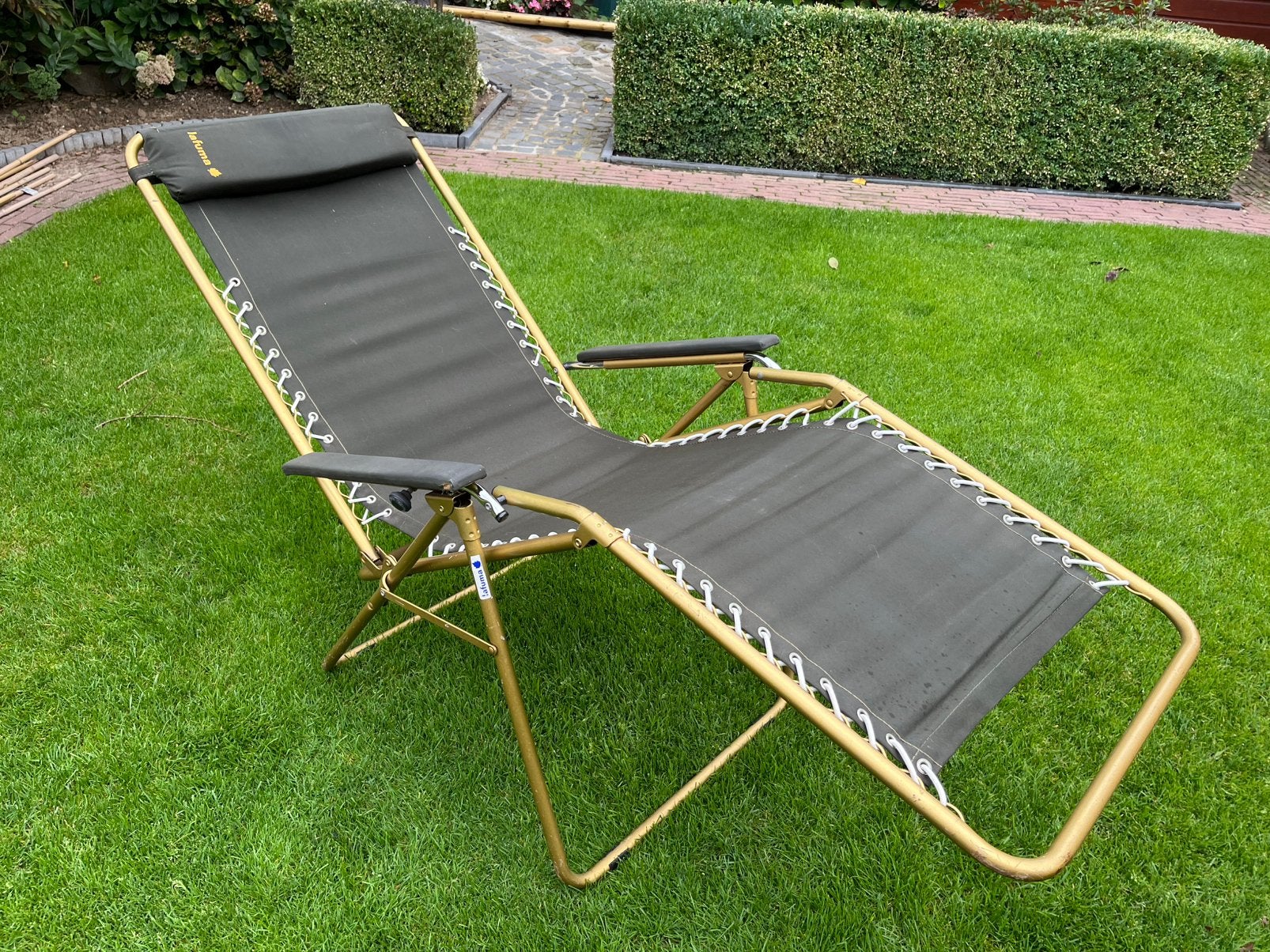 La fuma lig-tuinstoel, Tuin en Terras, Ophalen, Gebruikt, Aluminium, Verstelbaar
