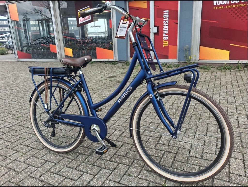 Fietshokje Beverwijk: Raaks Moxy Elektrische Damesfiets, Fietsen en Brommers, Elektrische fietsen, Niet ingevuld, Nieuw, Ophalen of Verzenden