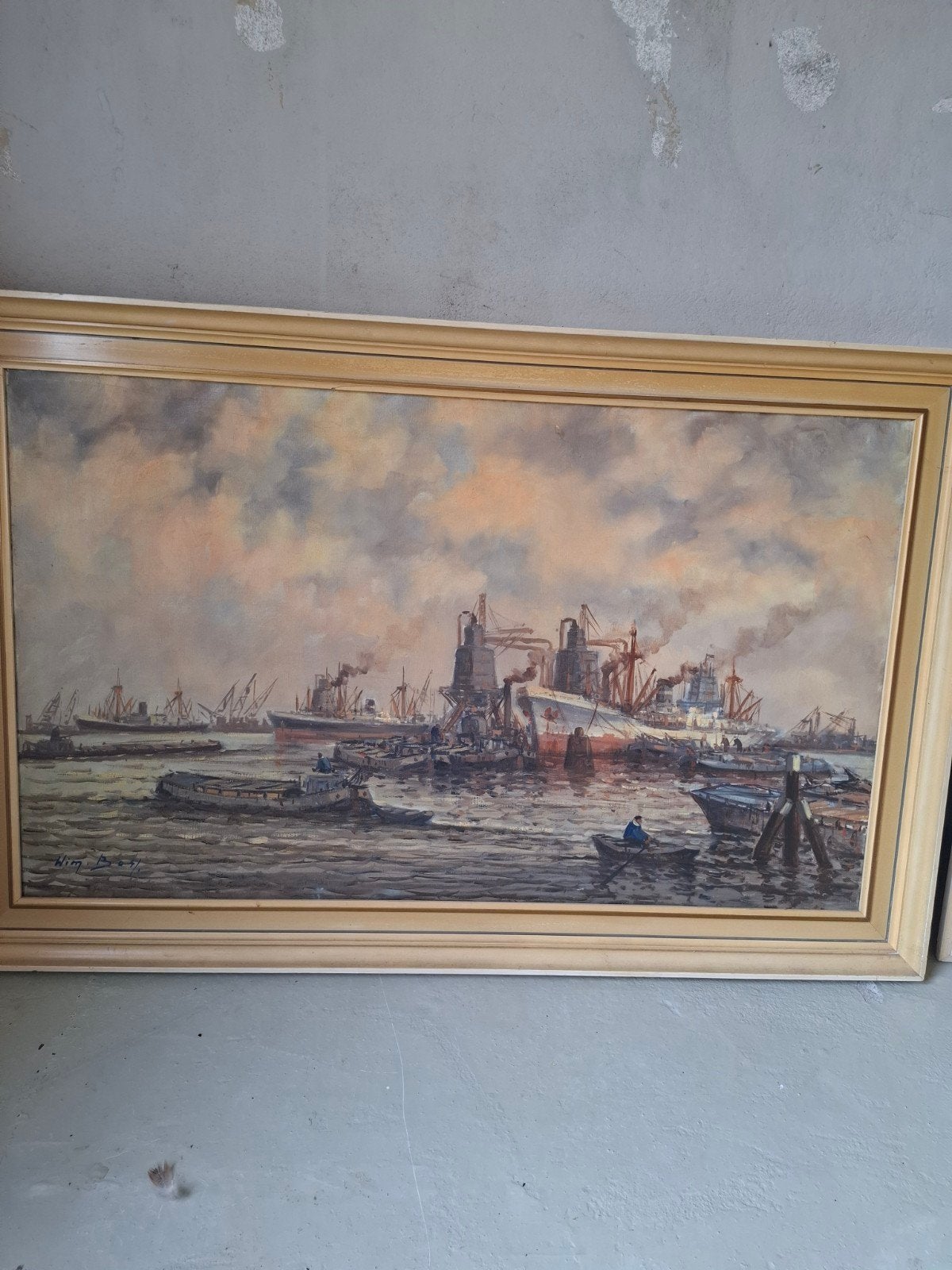 wim Bos Havens van Rotterdam, Antiek en Kunst, Ophalen