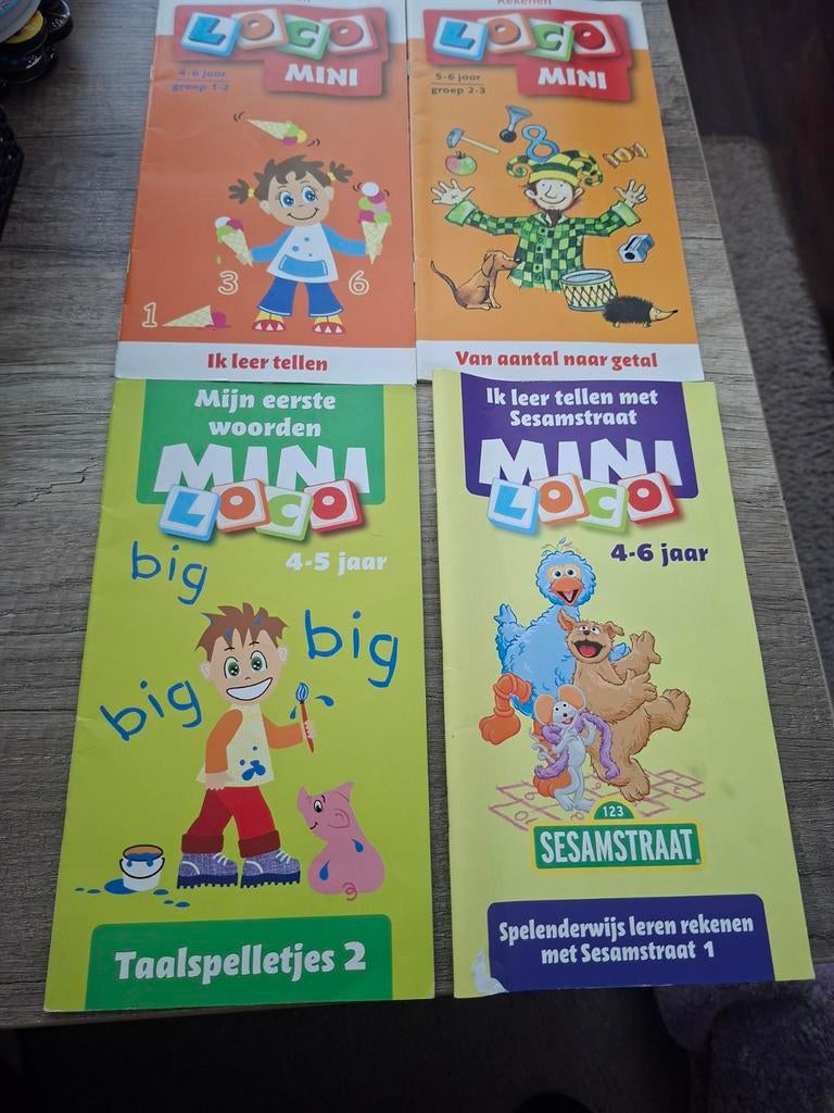 12 xmini loco boekjes, Kinderen en Baby's, Ophalen of Verzenden