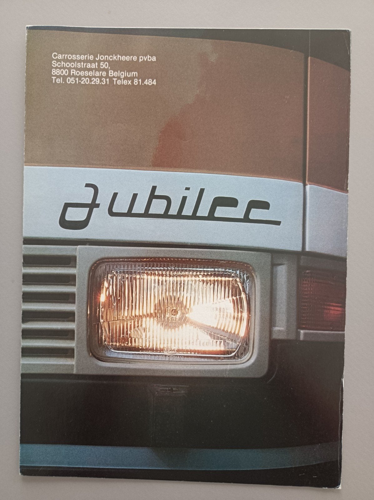 Jonckheere Jubilee touringcar brochure, Ophalen of Verzenden, Zo goed als nieuw, Overige merken
