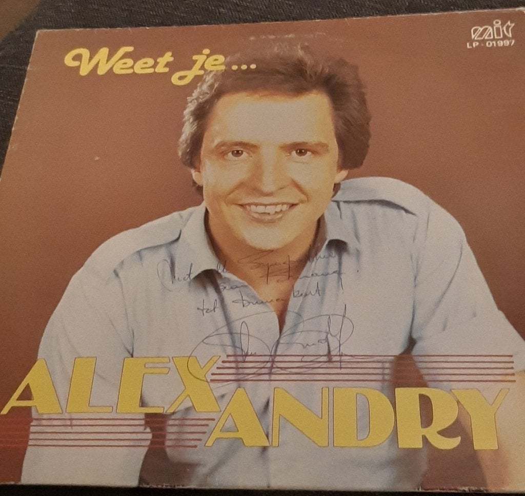 Alex Andry ‎  Weet Je Nog ...  lp, LP, Gebruikt, Ophalen of Verzenden, Levenslied of Smartlap
