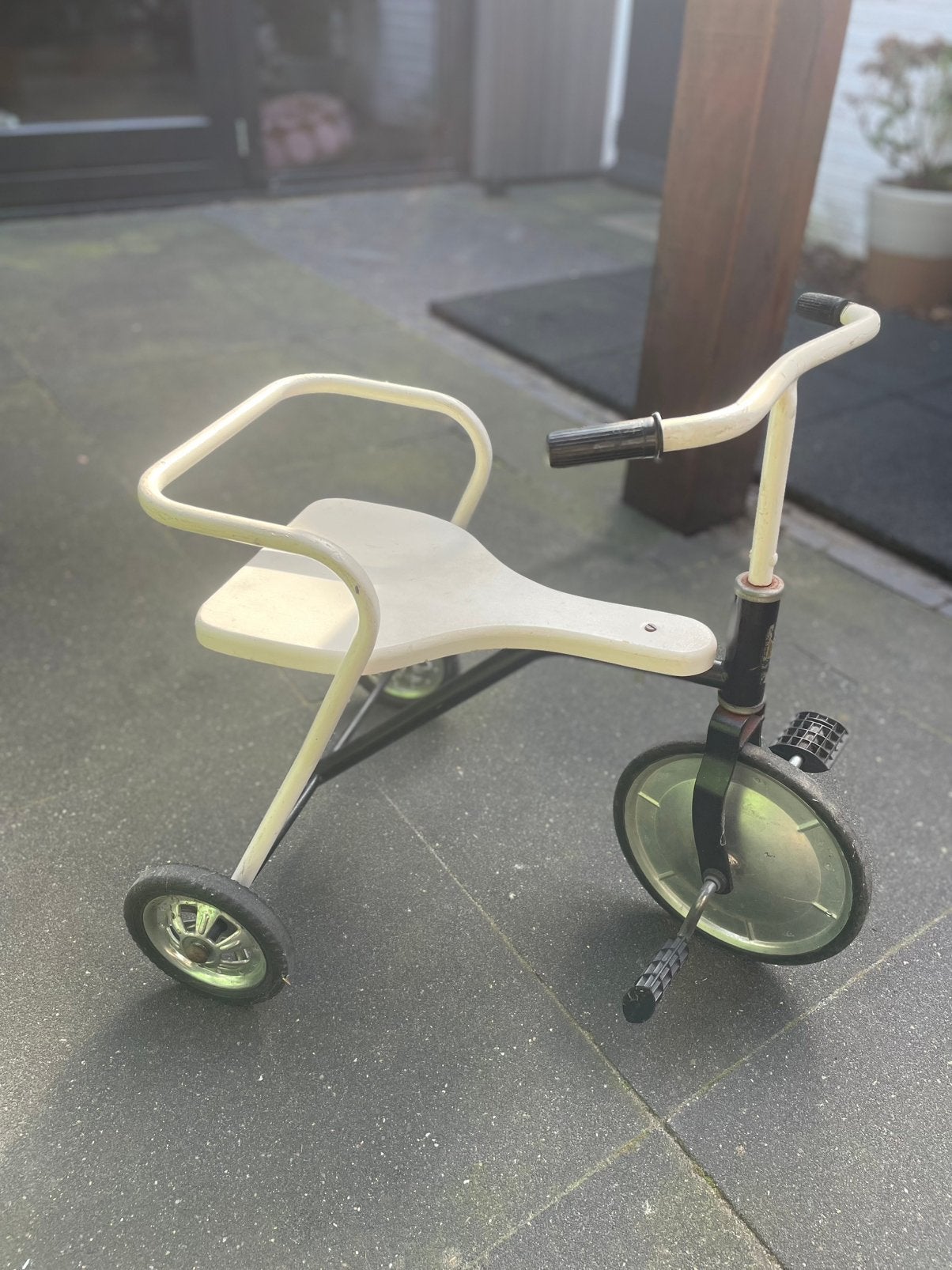 Driewieler Foxrider, Ophalen, Gebruikt