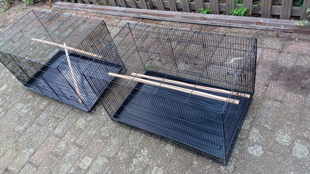 vogelkooi, Ophalen of Verzenden, Zo goed als nieuw, Metaal, Vogelkooi