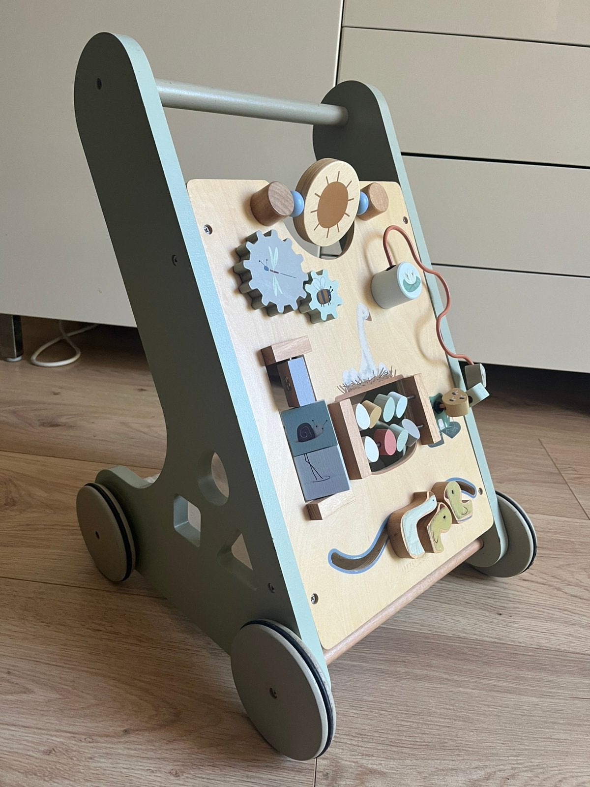 Loopwagen/baby walker Little Dutch, Kinderen en Baby's, Speelgoed | Houten speelgoed, Ophalen, Gebruikt, Duw- of Trekspeelgoed