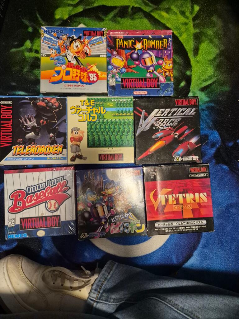 Virtual Boy Spellen Collectie - Zeldzame Titels, Spelcomputers en Games, Ophalen, 1 speler, Zo goed als nieuw, Vanaf 3 jaar
