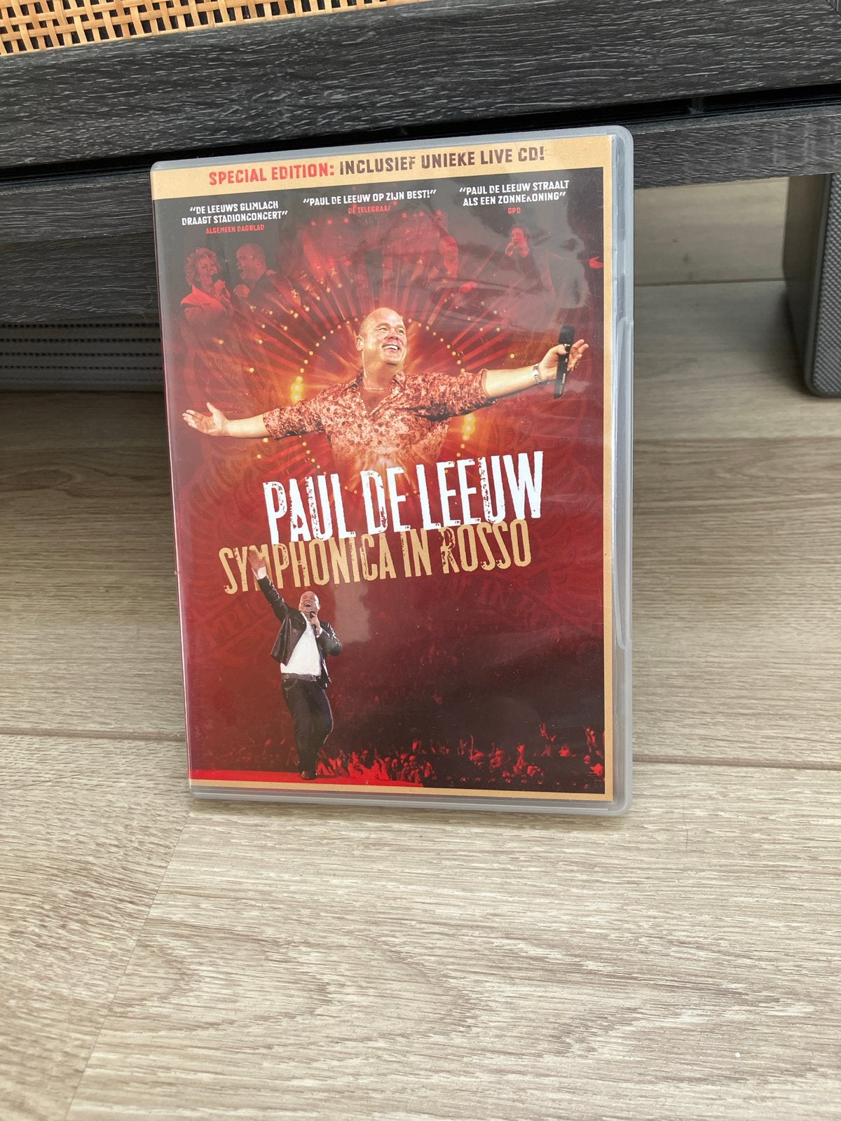 Paul de Leeuw Symphonica in Rosso DVD + Live CD, Gebruikt, Nederlands, Concert, Alle leeftijden