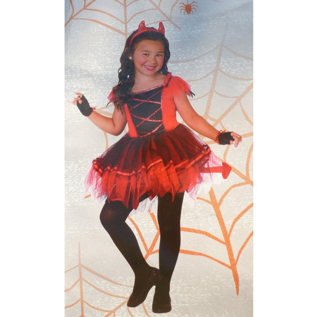 Nieuw ! Rode Ballerina Tutu Duivelin Prinsessenjurk Maat 110, Ophalen of Verzenden, Nieuw, 110 t/m 116, Meisje