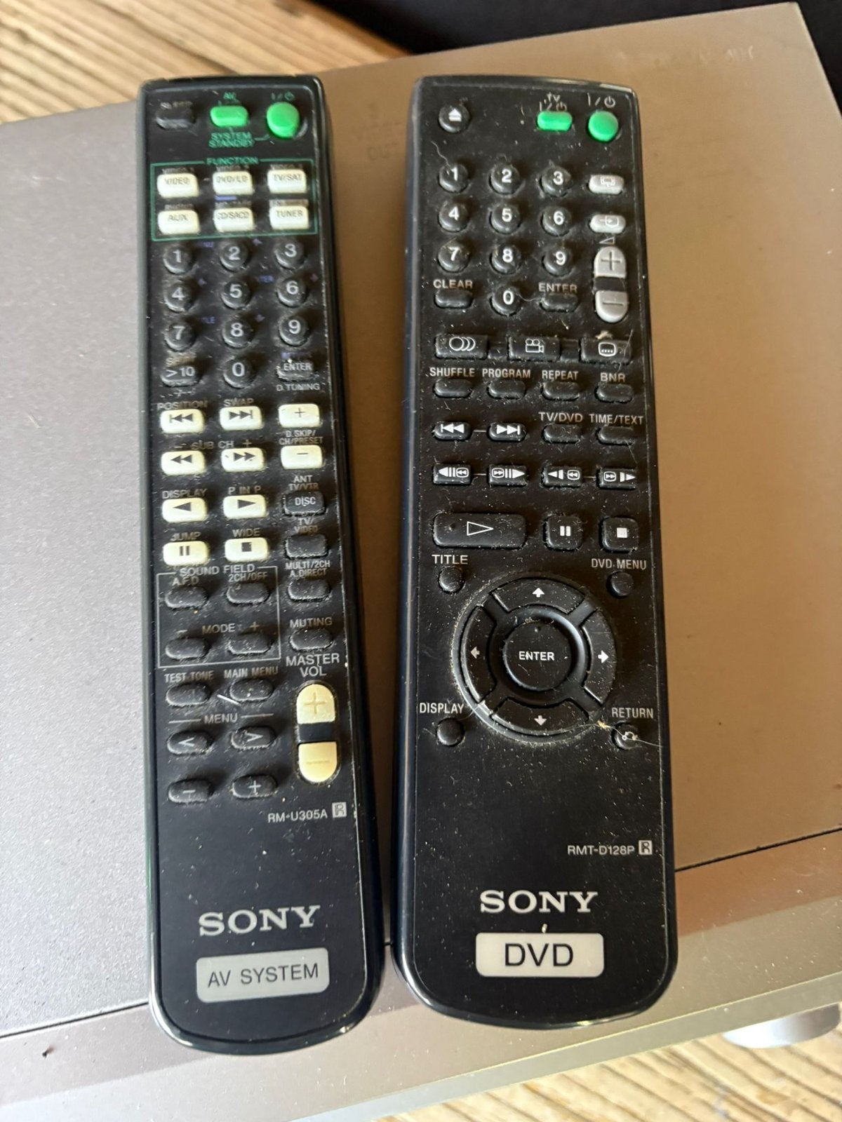 Sony Receiver met DVD-speler en afstandsbedieningen, Ophalen, Gebruikt, 60 tot 120 watt, Sony