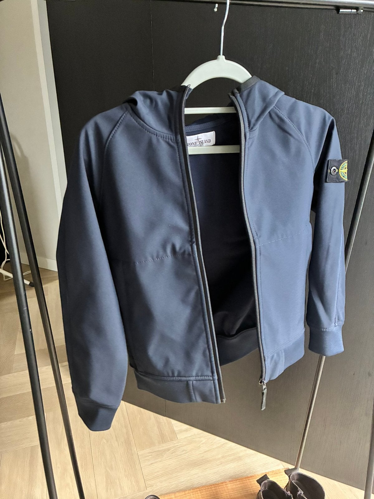 Authentieke Stone Island softshell jas - Maat 128, Ophalen of Verzenden, Zo goed als nieuw, Jongen, Jas