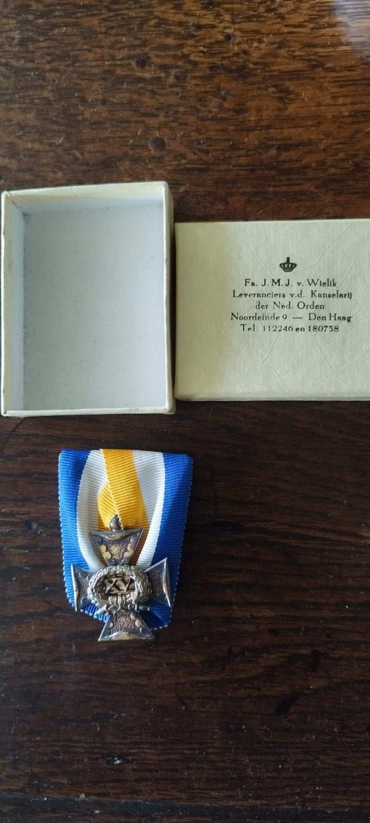Nederlandse Militaire Medaille met doosje, Verzamelen, Militaria | Algemeen, Ophalen of Verzenden
