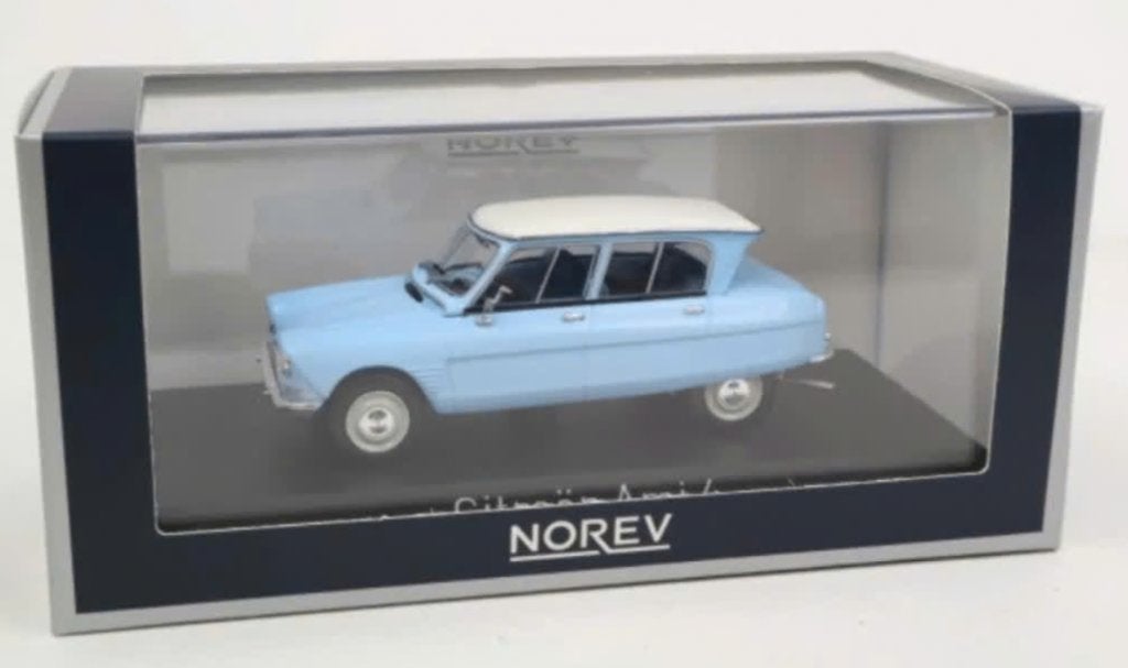 Citroen Ami 6 1966 Monte Carlo Blauw 1/43 NOREV ref. 153523, Hobby en Vrije tijd, Modelauto's | 1:43, Verzenden, Nieuw, Auto, Norev