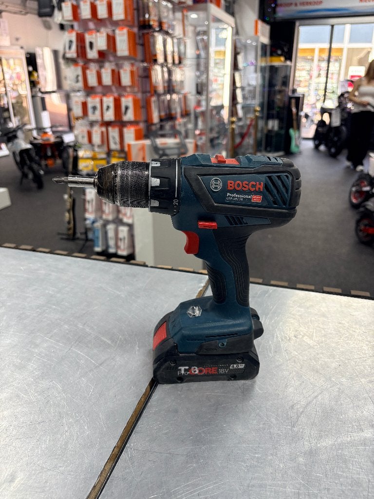 Bosch Professional GSR 18V-28 + 1 Accu | Nette Staat, ., Ophalen of Verzenden, Zo goed als nieuw, .