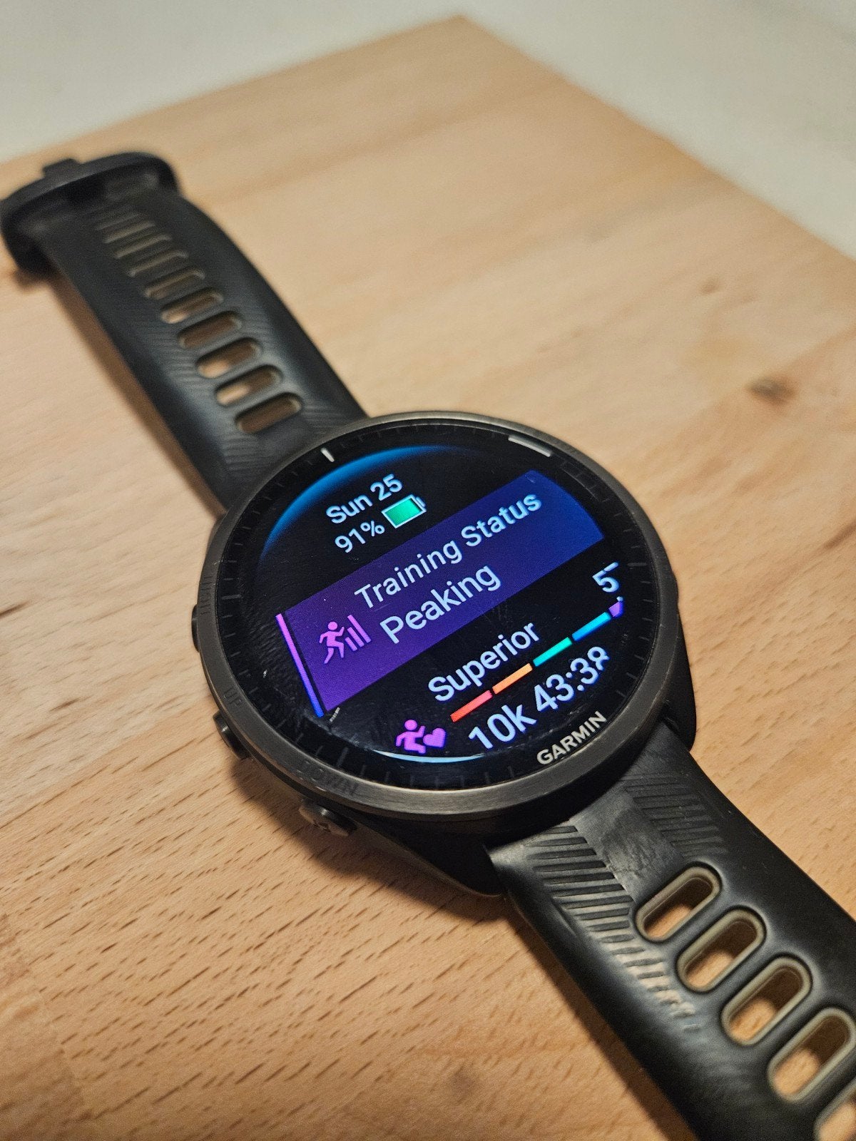 Garmin Forerunner 965 sporthorloge - Inclusief extra bandje, Gebruikt, Stappen, Zwart, Garmin