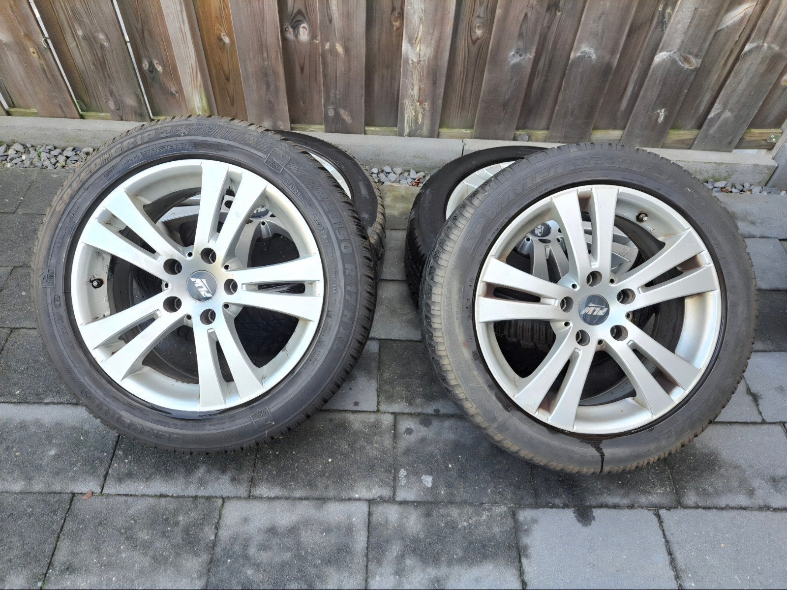 Winterbanden met velgen 225/50 R17 98H Opel Insignia, Auto-onderdelen, Banden en Velgen, Ophalen, Gebruikt, Banden en Velgen, 17 inch