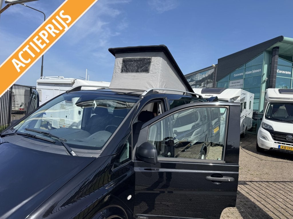 Mercedes-Benz Vito 119 CDI Professioneel ingebouwde camper, Automaat, Buscamper of Camperbus, Tot en met 2, Mercedes-Benz