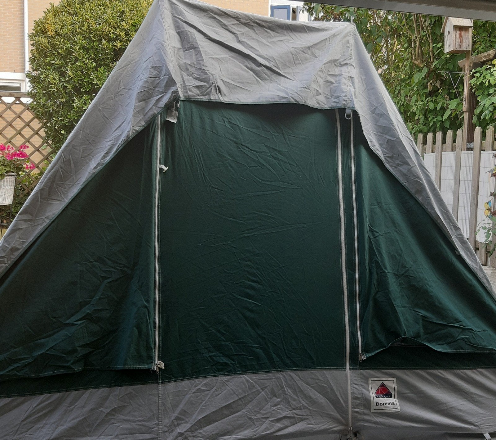 Dorema piramidetent met binnentent zonder stokken, Caravans en Kamperen, Tenten, Ophalen, Tot en met 2