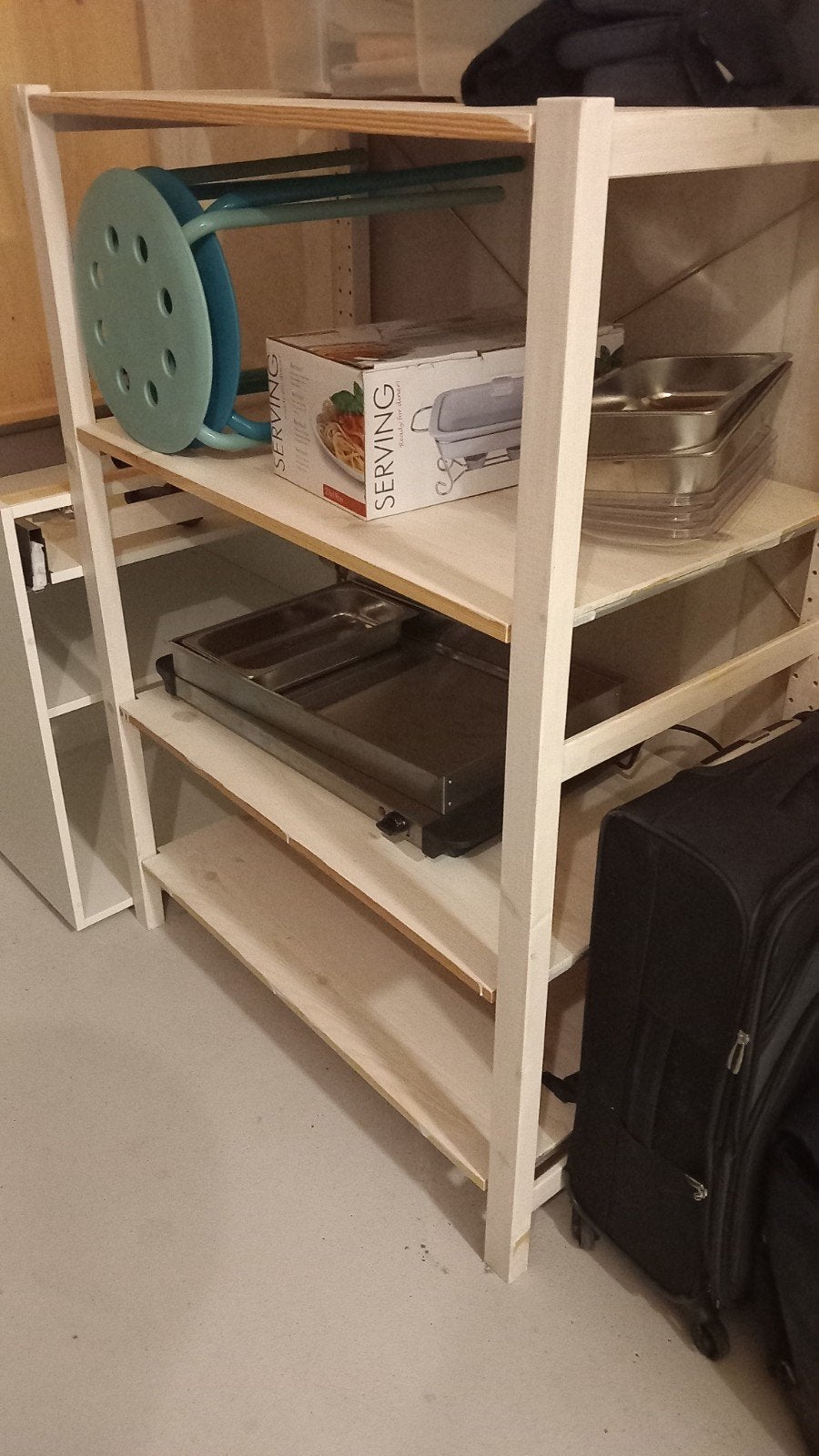 Stellingkast van hout, Huis en Inrichting, Ophalen, Zo goed als nieuw