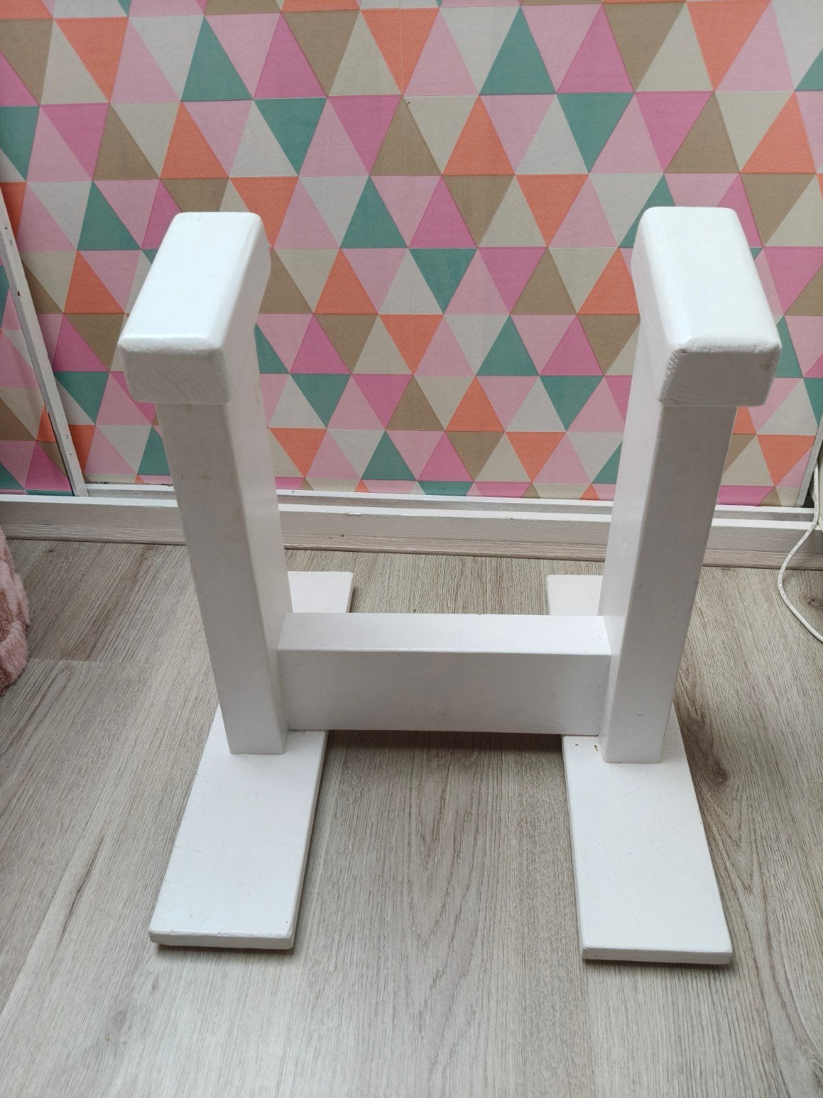 acro paaltjes turn paaltjes handstand, Ophalen, Materiaal, Wit, Kindermaat 122 t/m 140