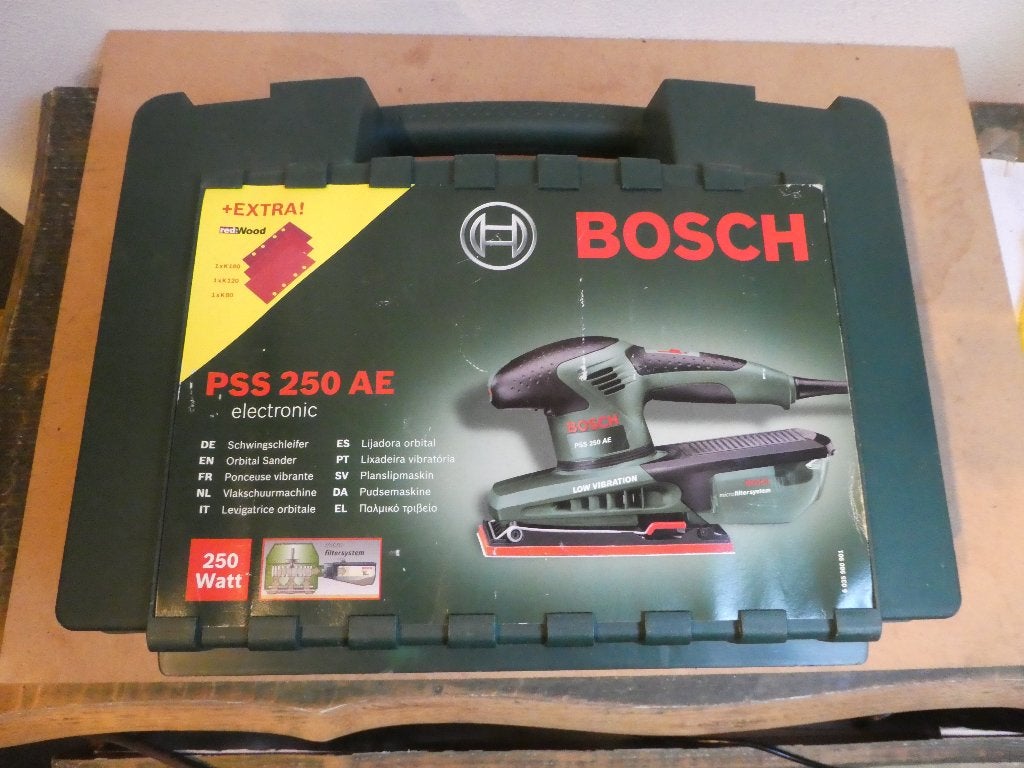 vlakschuurmachine, Ophalen of Verzenden, Gebruikt, Minder dan 600 watt, Vlakschuurmachine