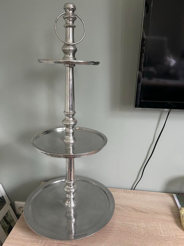 Riviera Maison Berkeley etagère 3 laags, Ophalen of Verzenden, Gebruikt