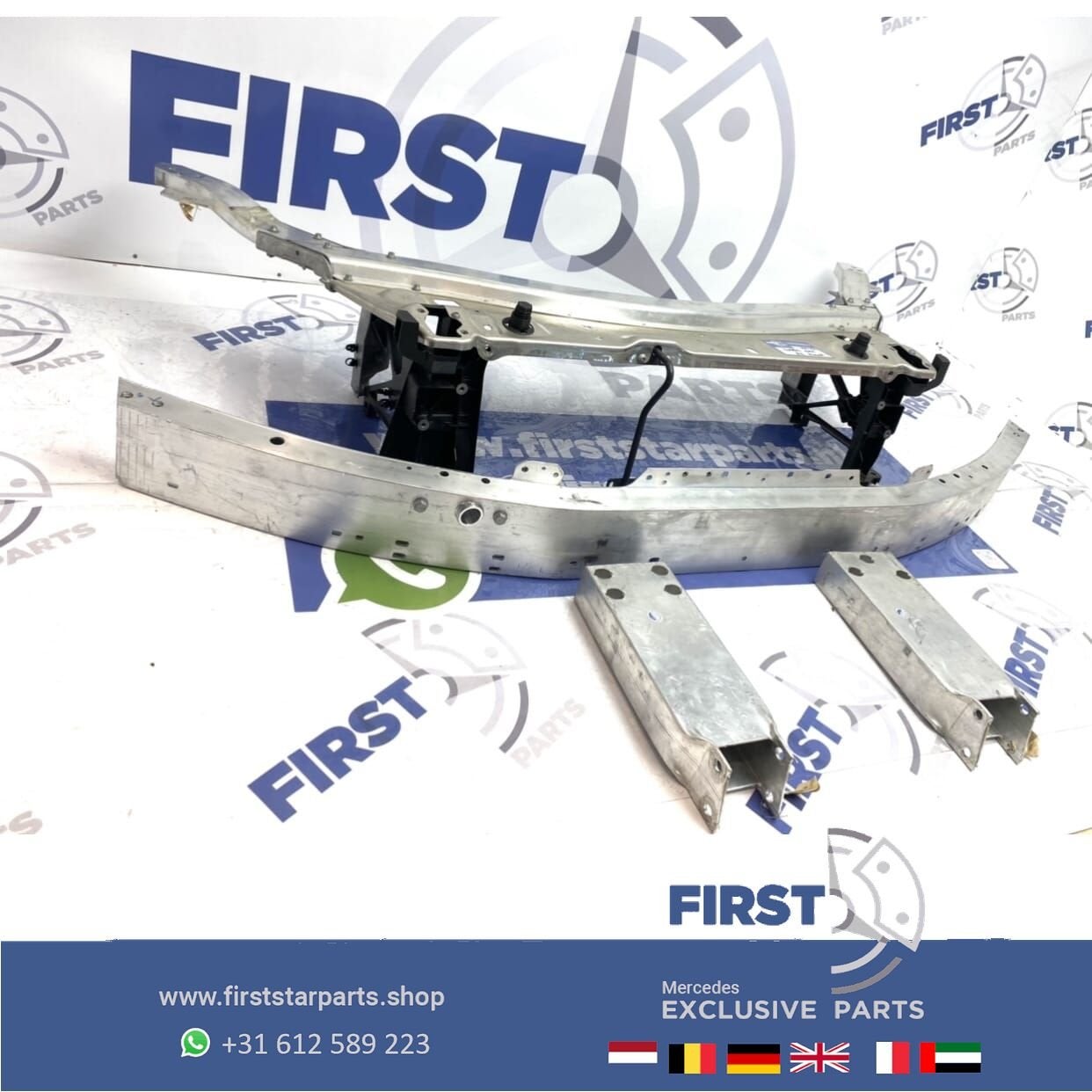W253 C253 GLC VOORFRONT ALUMINIUM FRONT Mercedes GLC Klasse, Gebruikt, -, Voor, Ophalen of Verzenden
