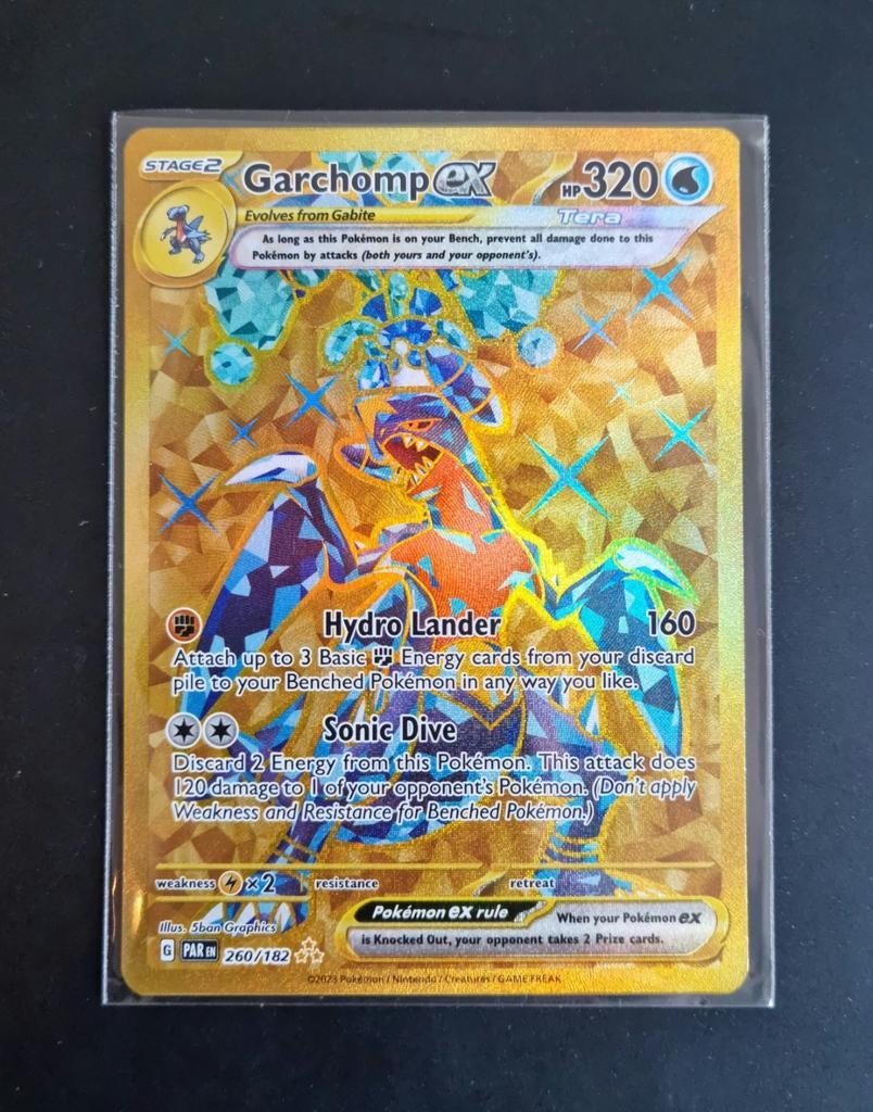 Garchomp EX, Ophalen of Verzenden, Nieuw, Losse kaart, Foil