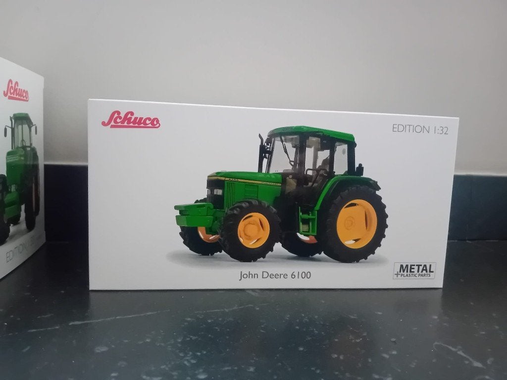 John Deere 6100 Schuco 1:32 nieuw, Verzenden, Nieuw, Tractor of Landbouw, Schuco