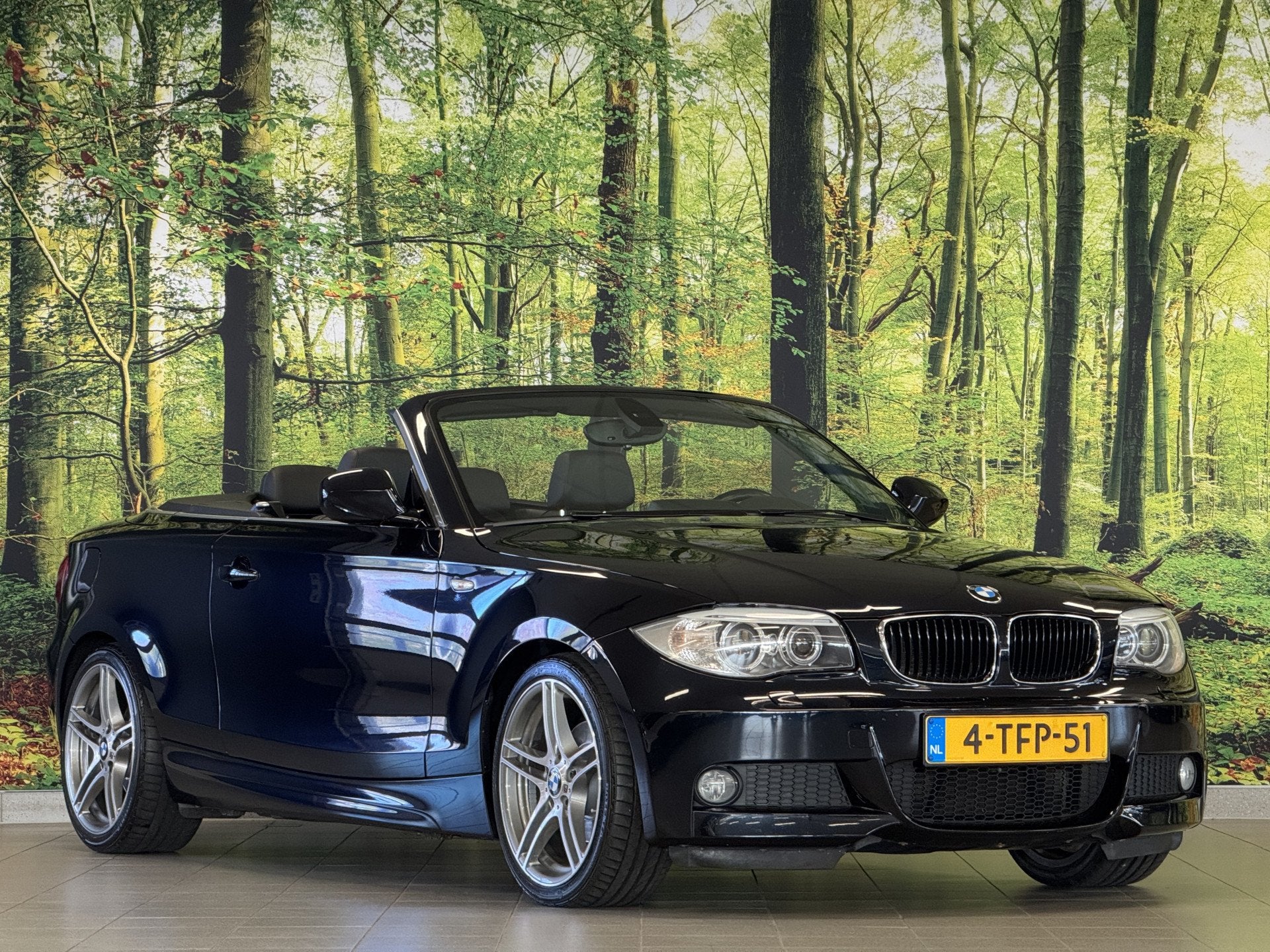 BMW 1 Serie Cabrio 118i M Sport Edition | Origineel Nederlan, Euro 5, Achterwielaandrijving, Zwart, Cabriolet