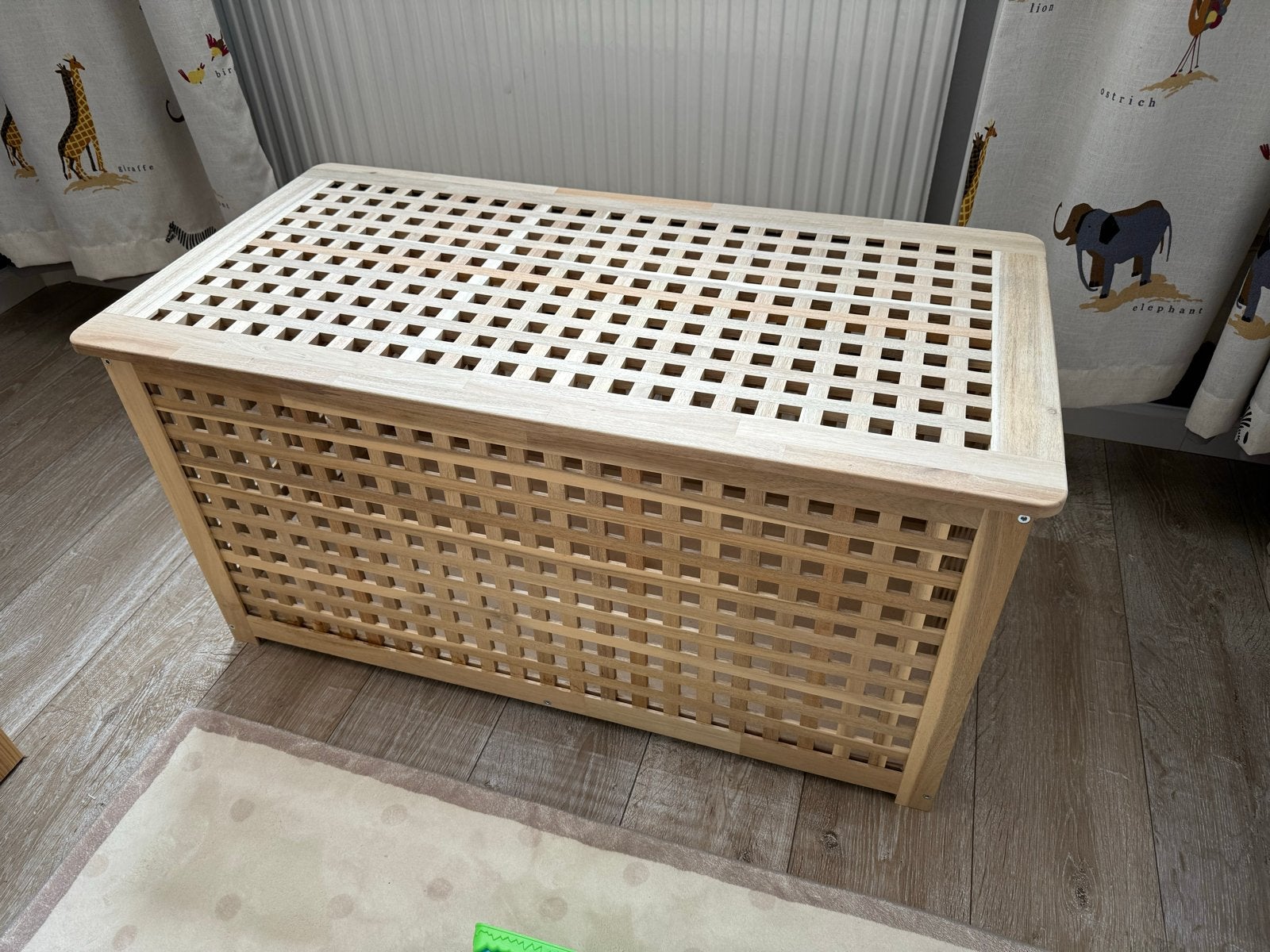 Opberbox hout ikea, Ophalen of Verzenden, Gebruikt