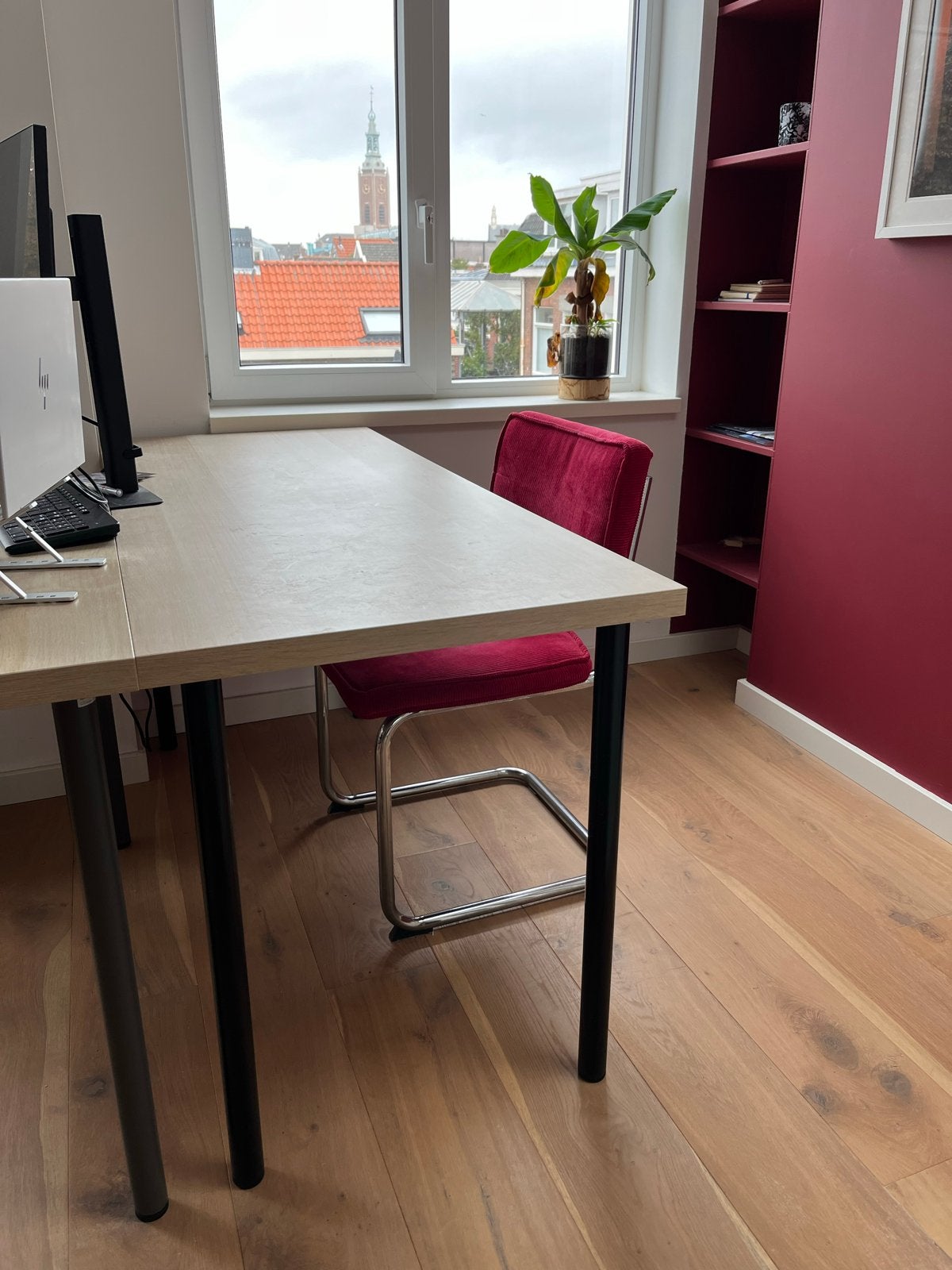 IKEA Lagkapten Desk, Huis en Inrichting, Ophalen, 60 cm, Scandinavisch, Zo goed als nieuw