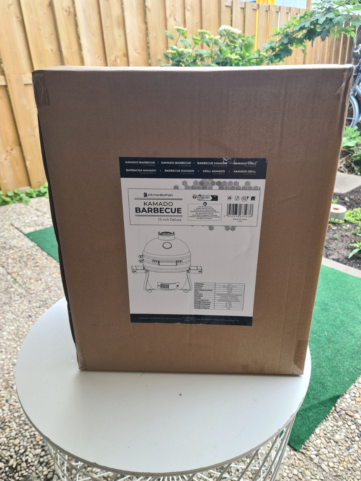 Nieuwe Kamado Barbecue 13 inch - Ongeopend in doos, Ophalen, Nieuw, KitchenBrothers